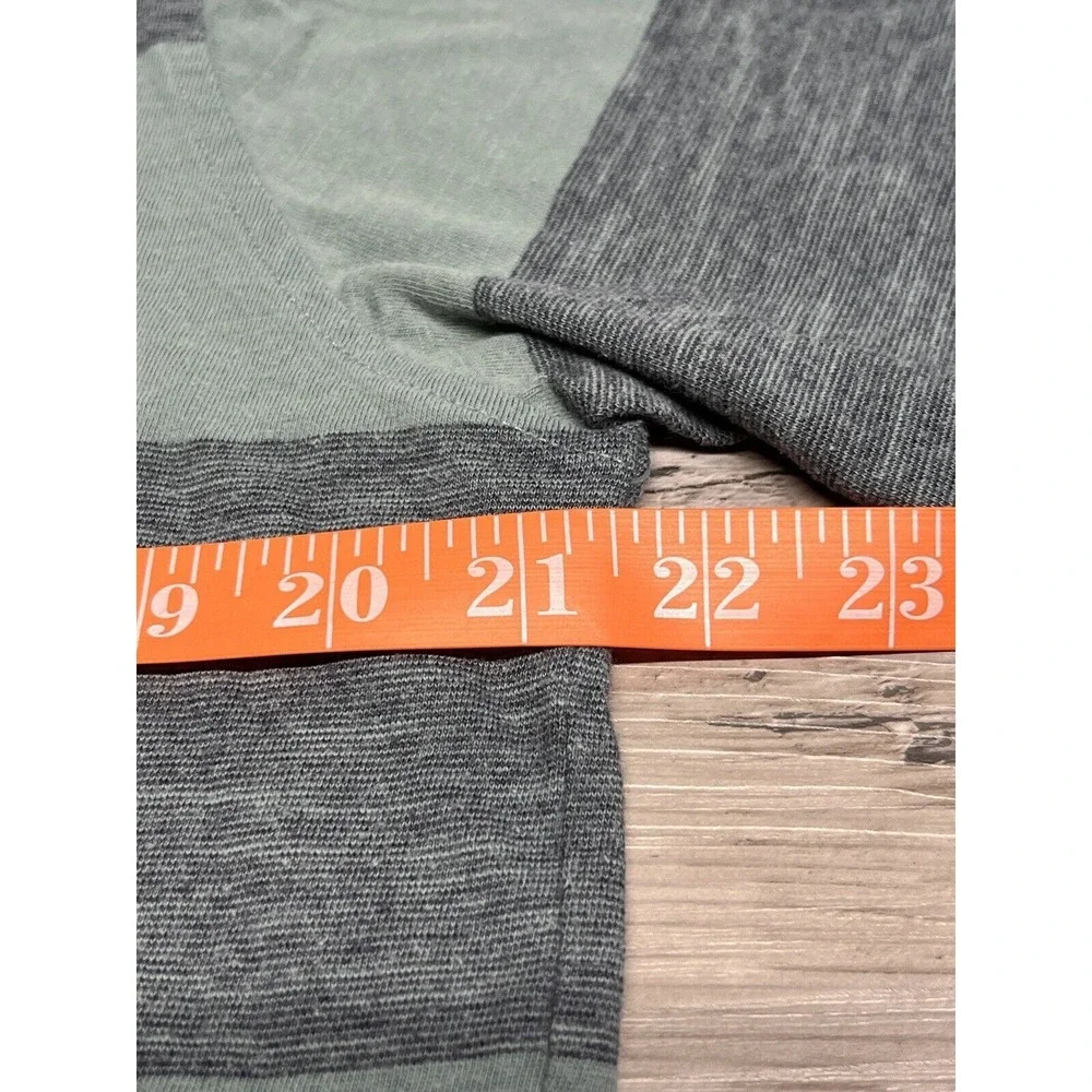 The North Face Polo Shirt L Faded Striped Golf Casual Outdoors Surfer Grunge TNF